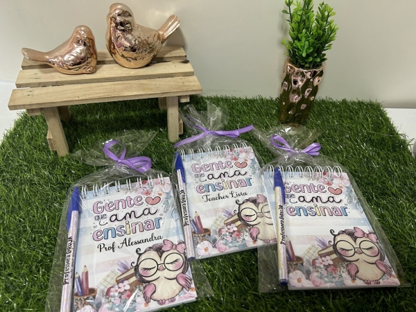 Bloquinho com caneta personalizado - Imagem 3