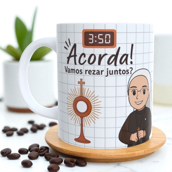 Caneca branca Instituto Hesed