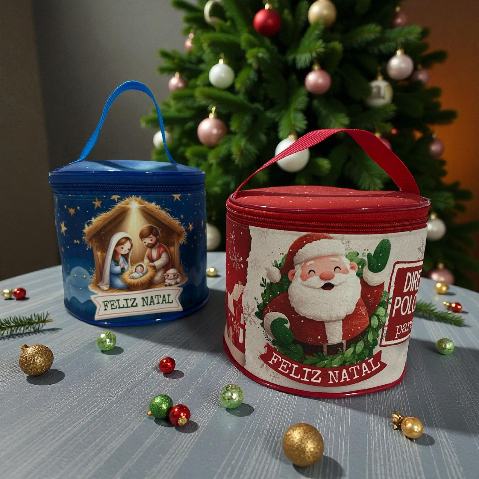 Frasqueira Redonda de Natal - Imagem 2